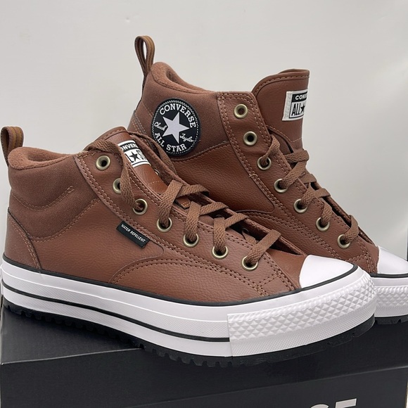 Converse Men’s CTAS MALDEN STREET BOOT MID BEAR NAP/TOADSTOOL TAN/WHITE A08561C - Picture 8 of 16